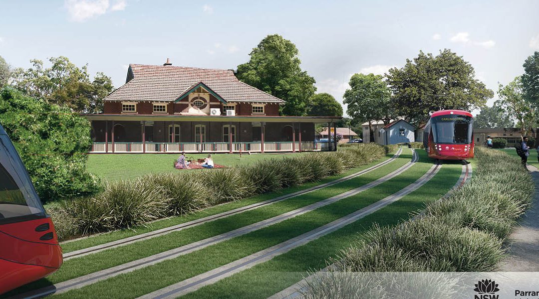 Light rail turf test on track for Parramatta project